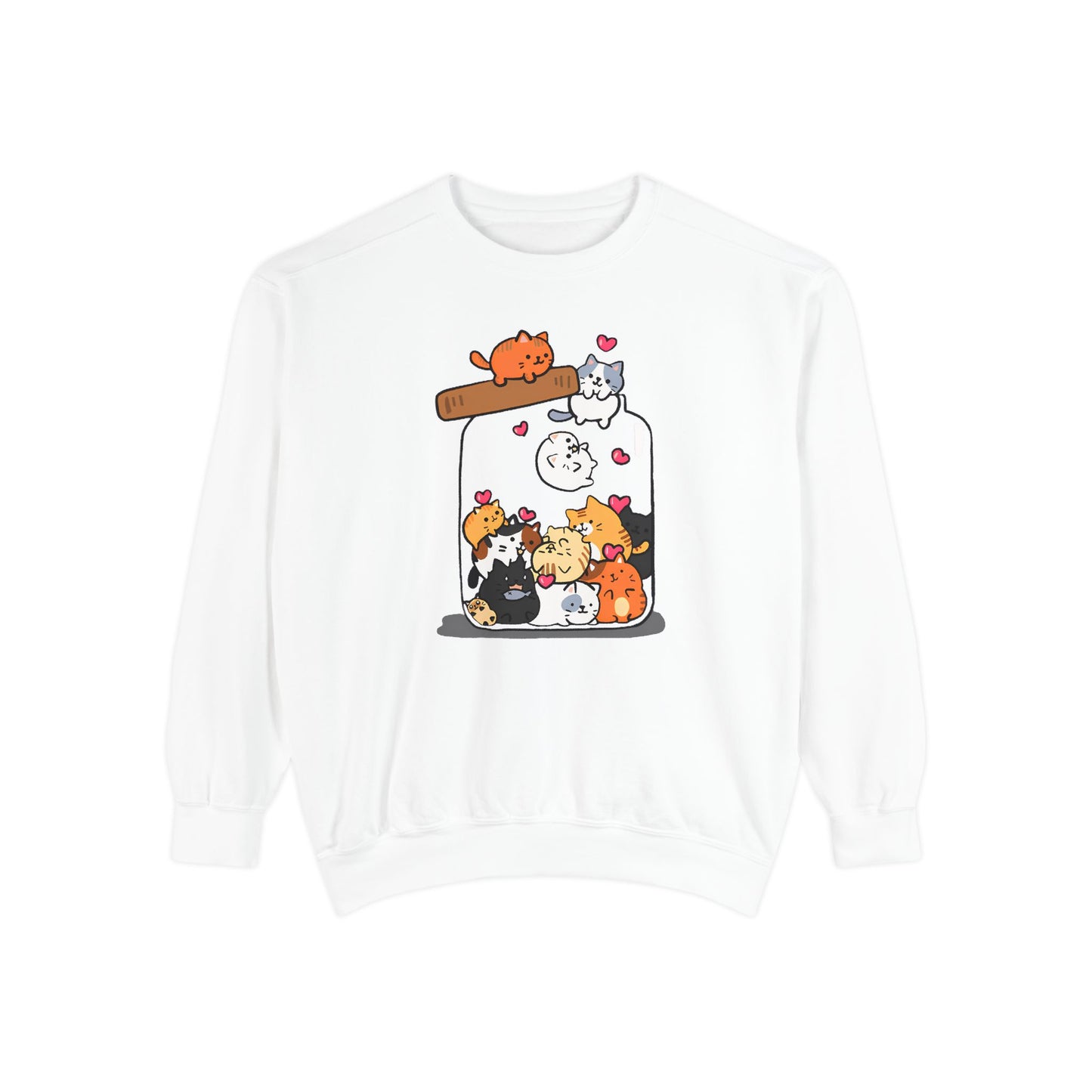 Cats in a Jar Kawaii Sweatshirt