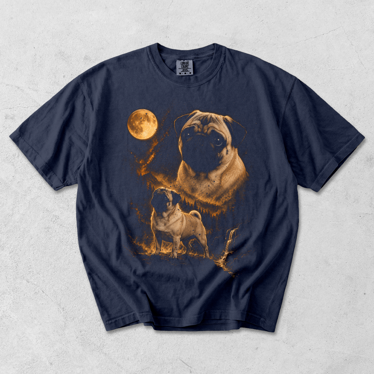 Pug Moon Wilderness T-shirt