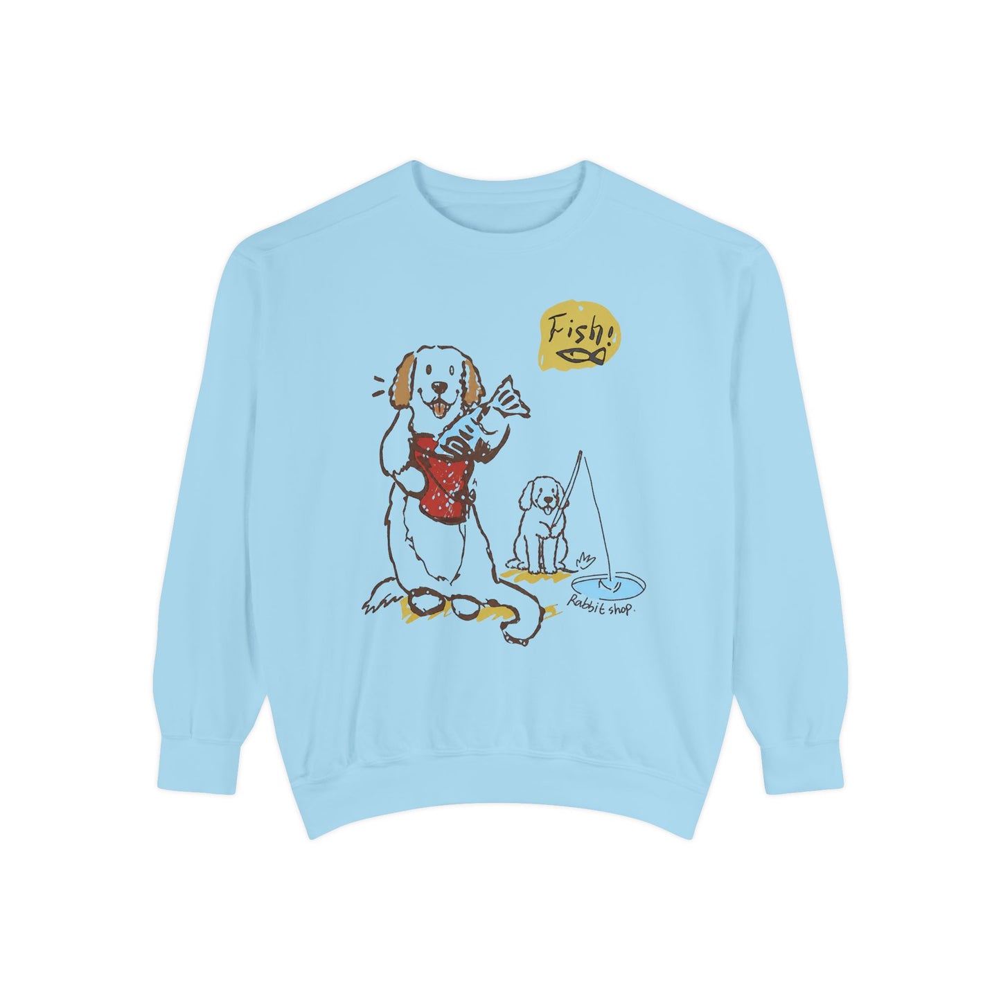 Fish! Dog Guitar Sweatshirtk