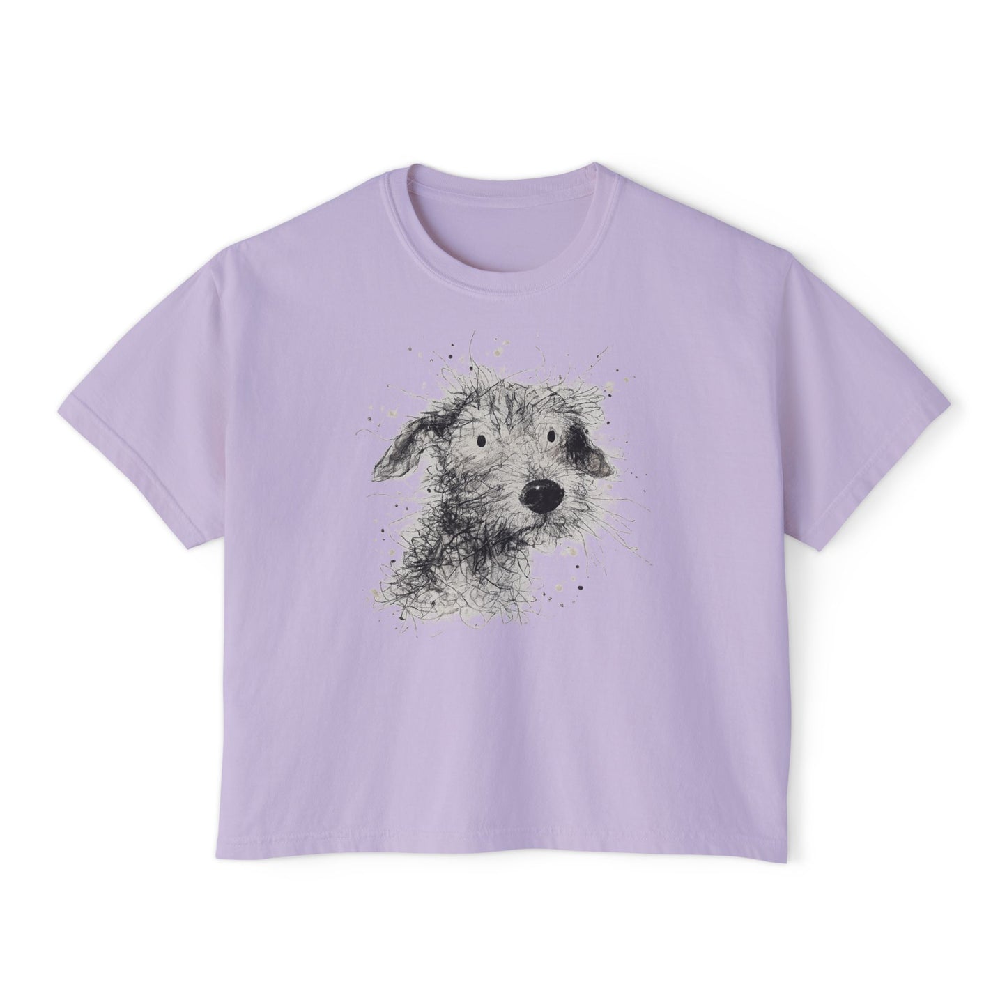 Splatter Art Dog T-Shirt