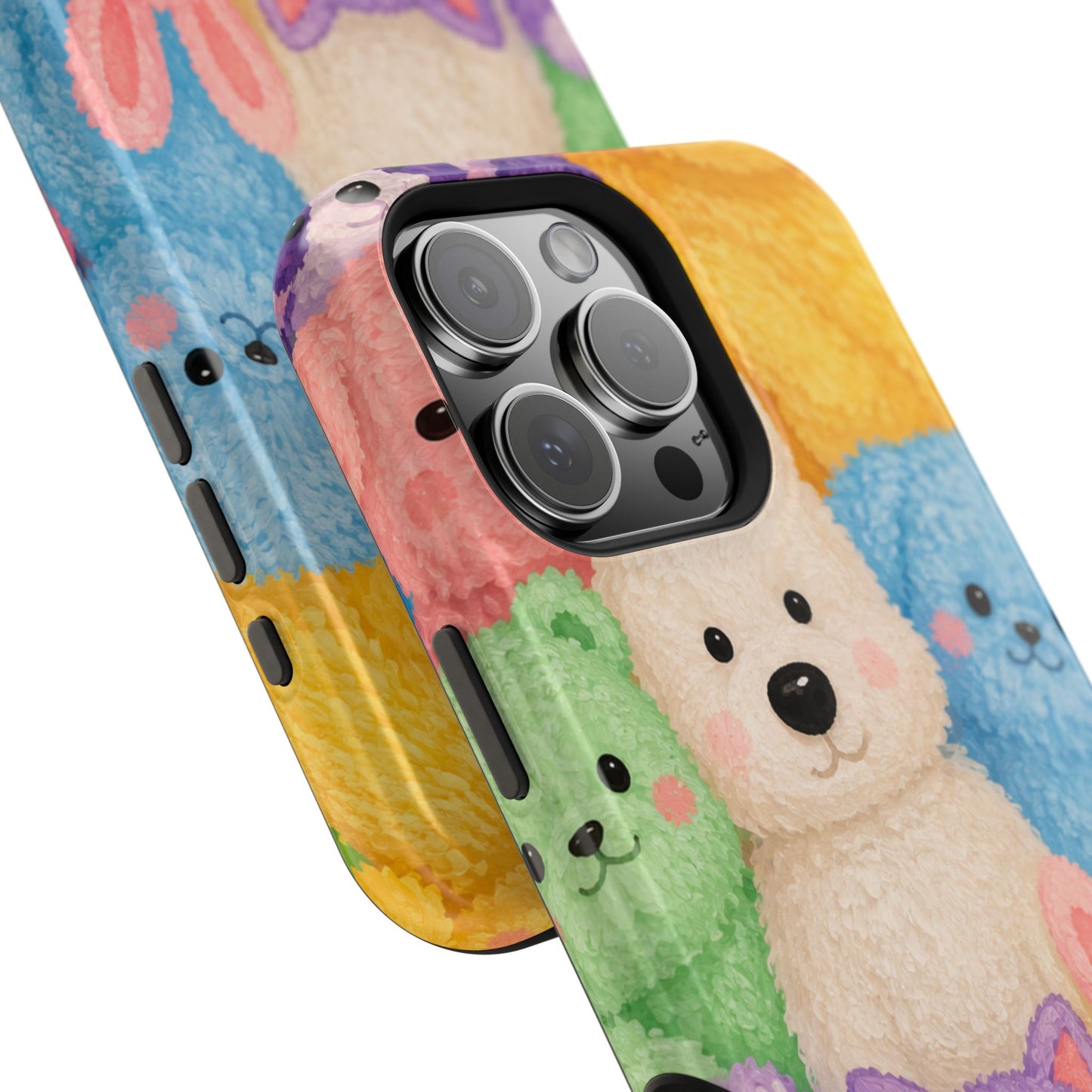 Pastel Plushie Dogs iPhone Case