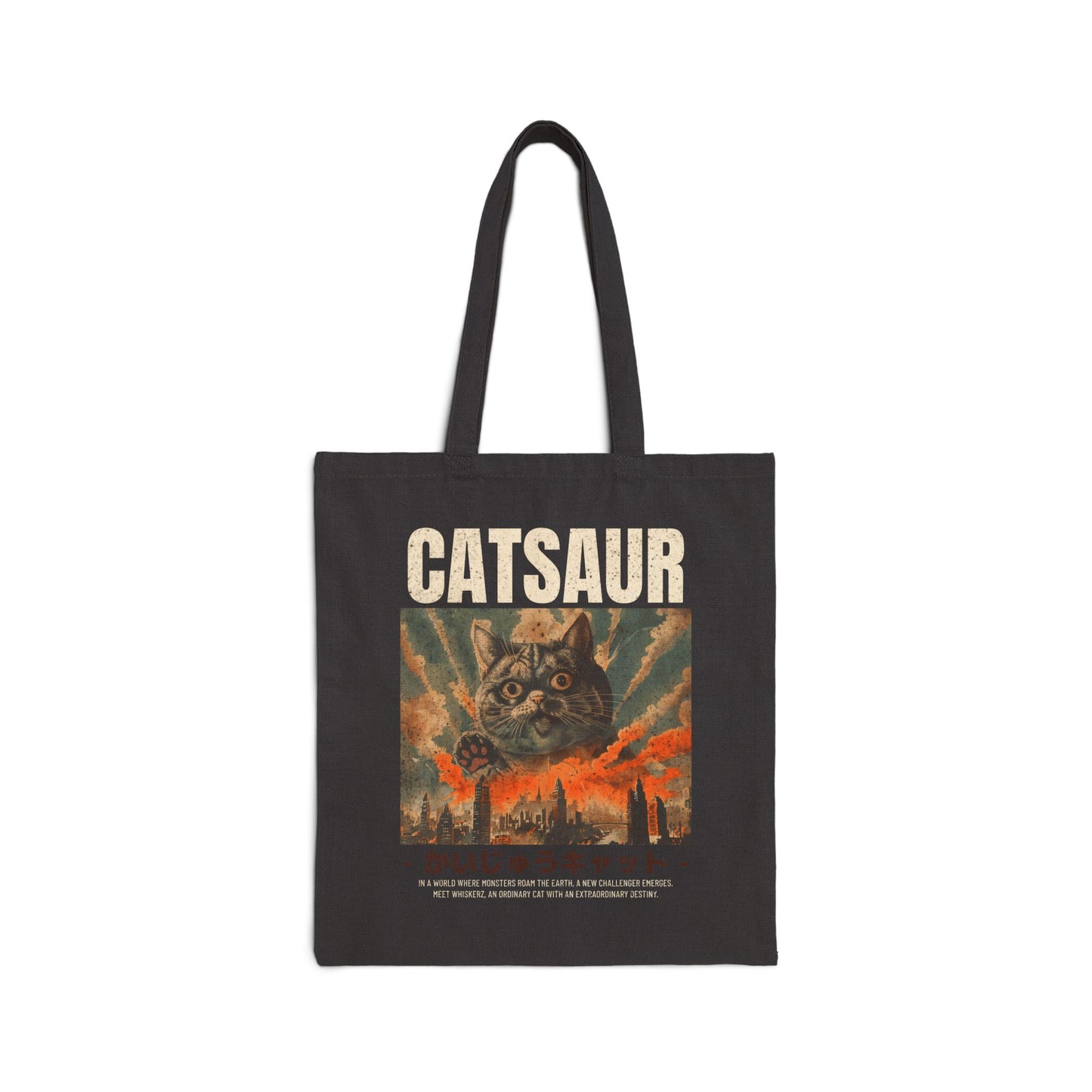 CATSAUR Monster Movie Tote Bag