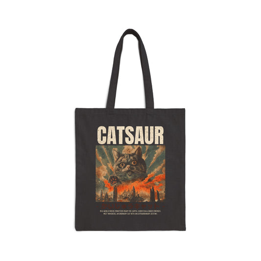 CATSAUR Monster Movie Tote Bag
