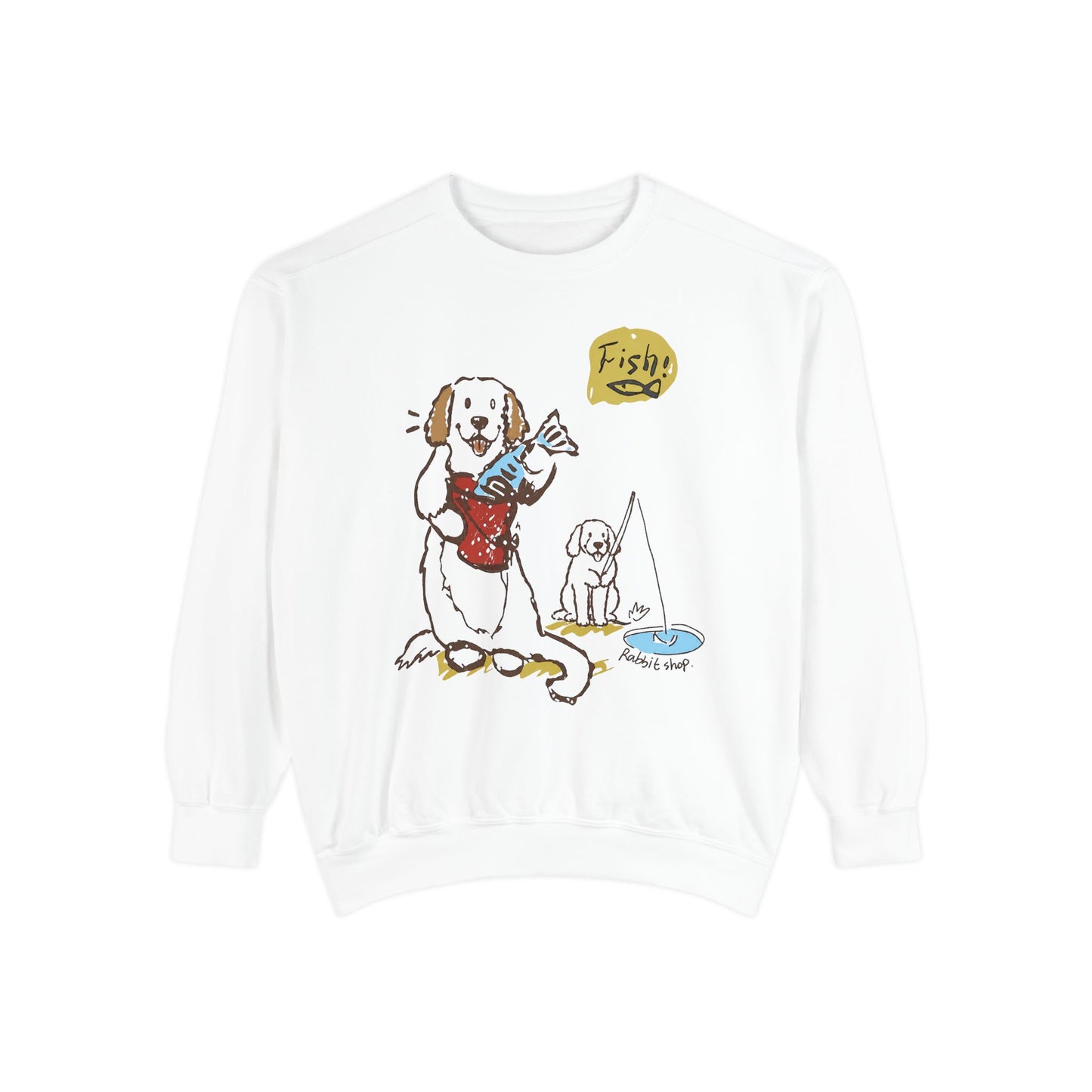 Fish! Dog Guitar Sweatshirtk