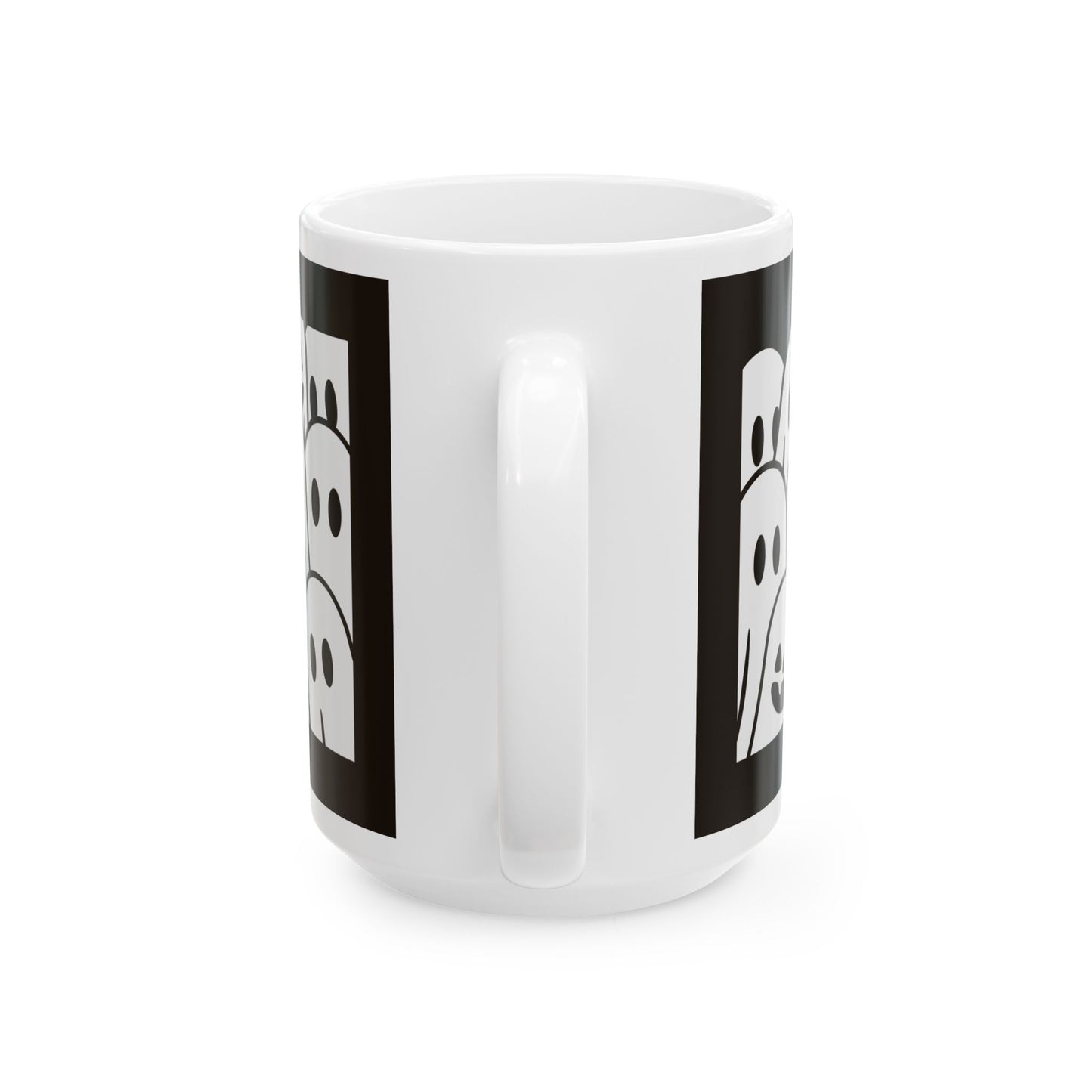 Ghost Cat Halloween Mug
