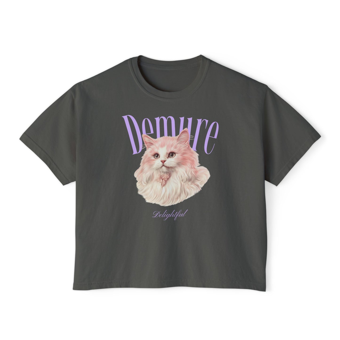 Demure Cat Graphic Tee