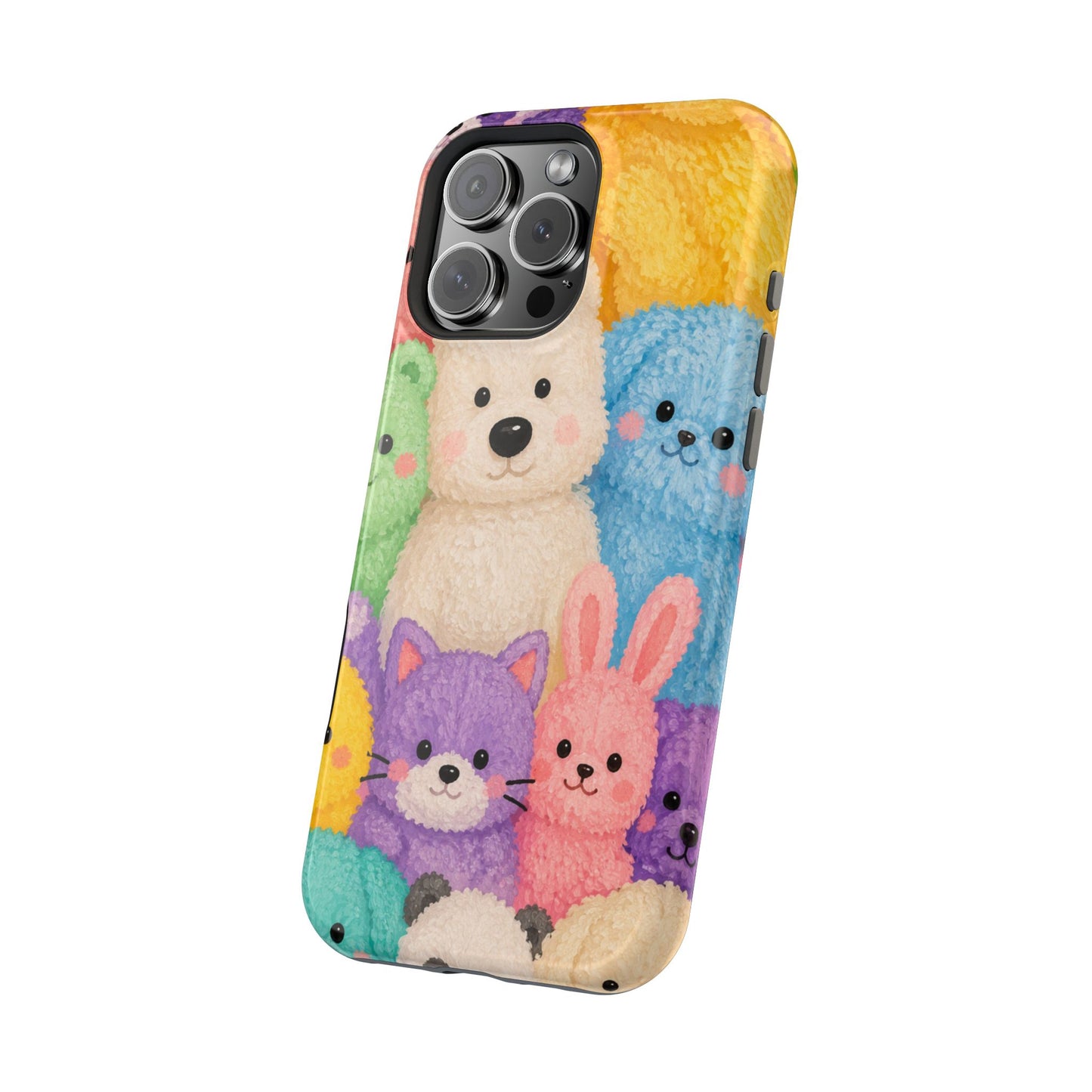 Pastel Plushie Dogs iPhone Case