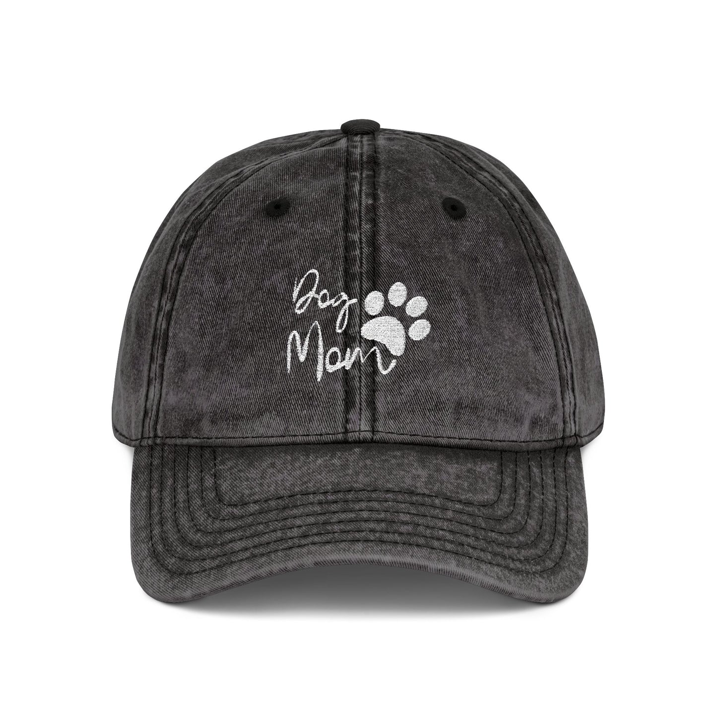 Dog Mom Embroidered Vintage Dad Hat Cap