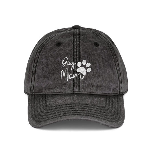 Dog Mom Embroidered Vintage Dad Hat Cap