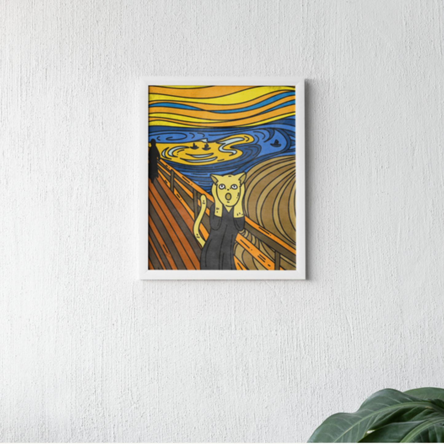 The Scream Cat Art Print