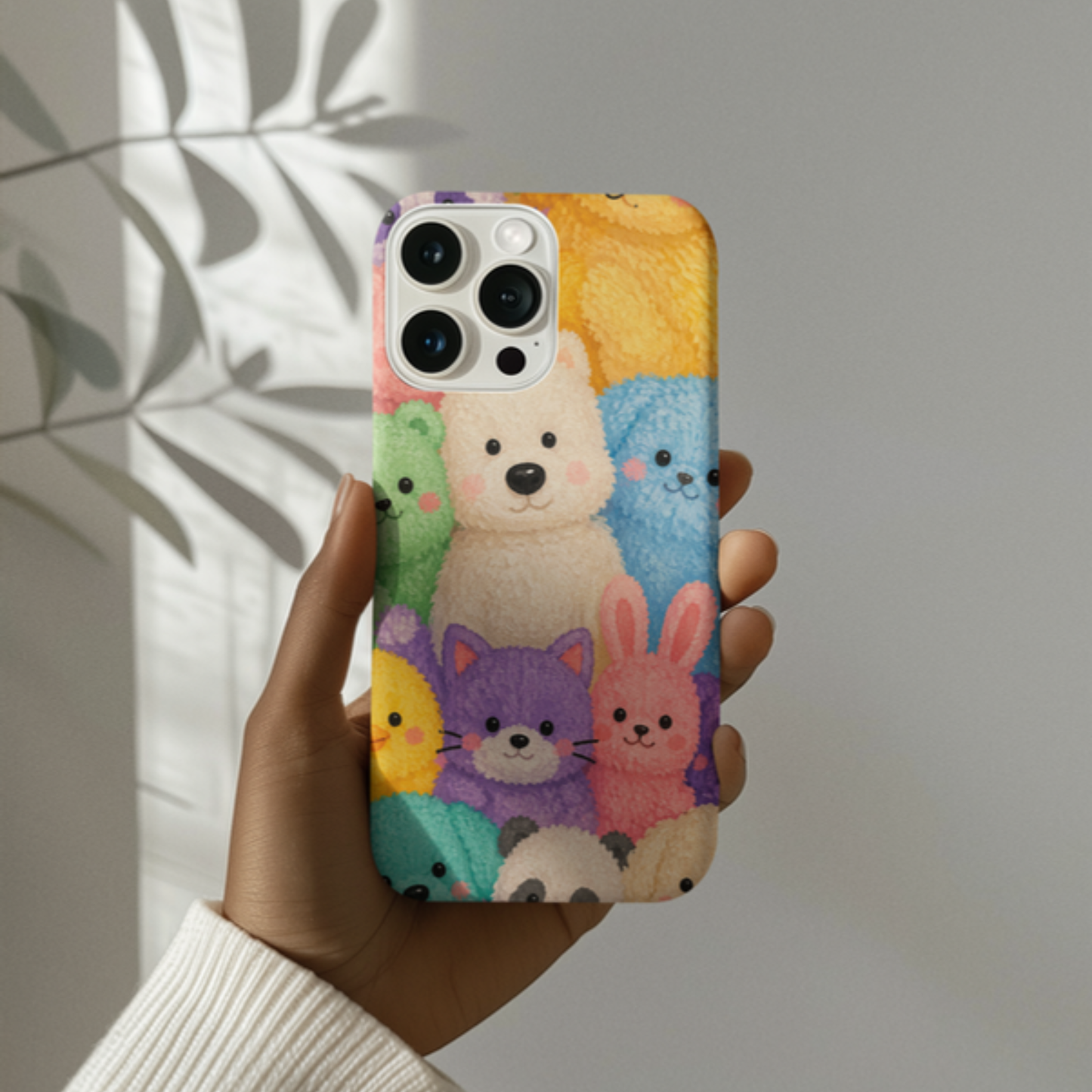 Pastel Plushie Dogs iPhone Case