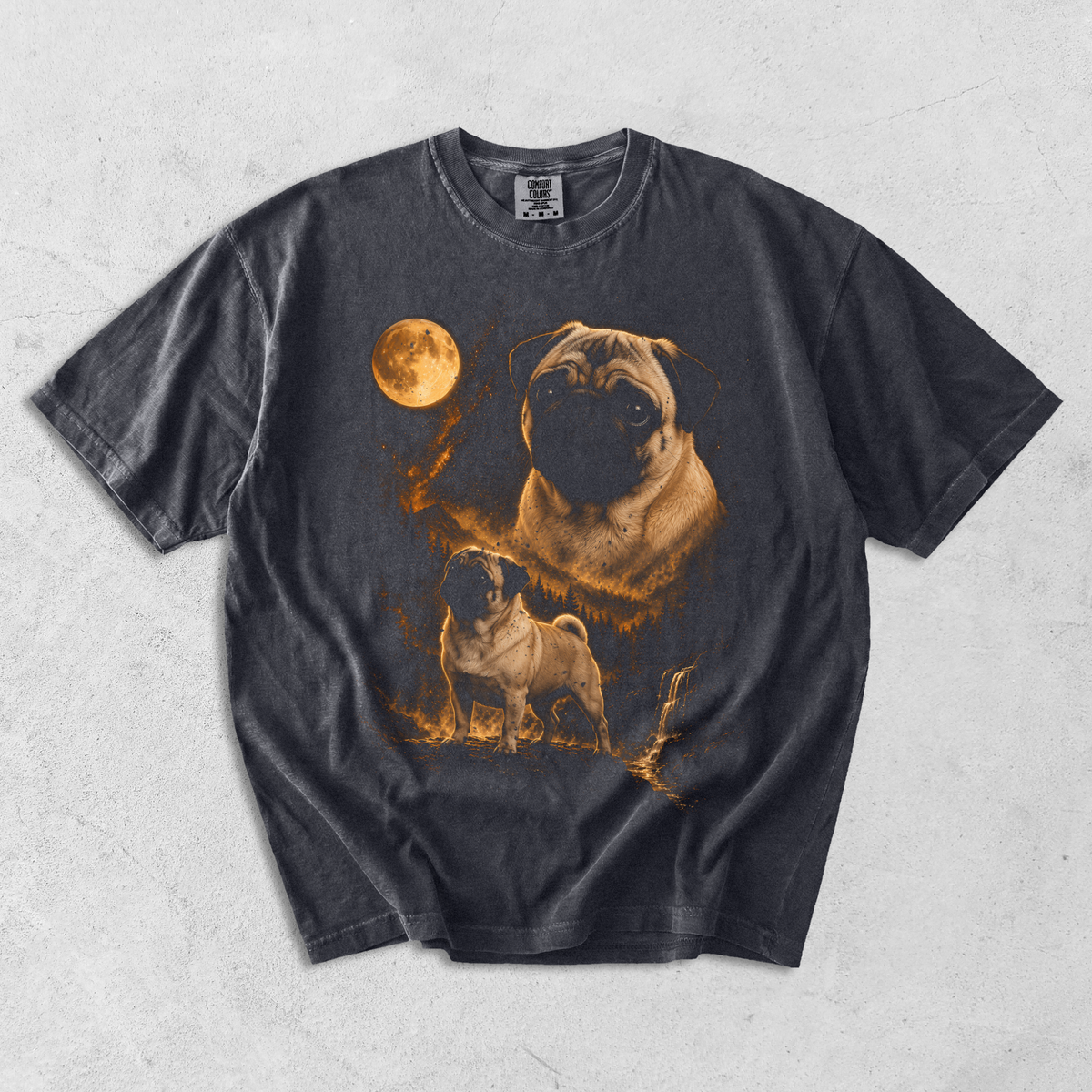 Pug Moon Wilderness T-shirt
