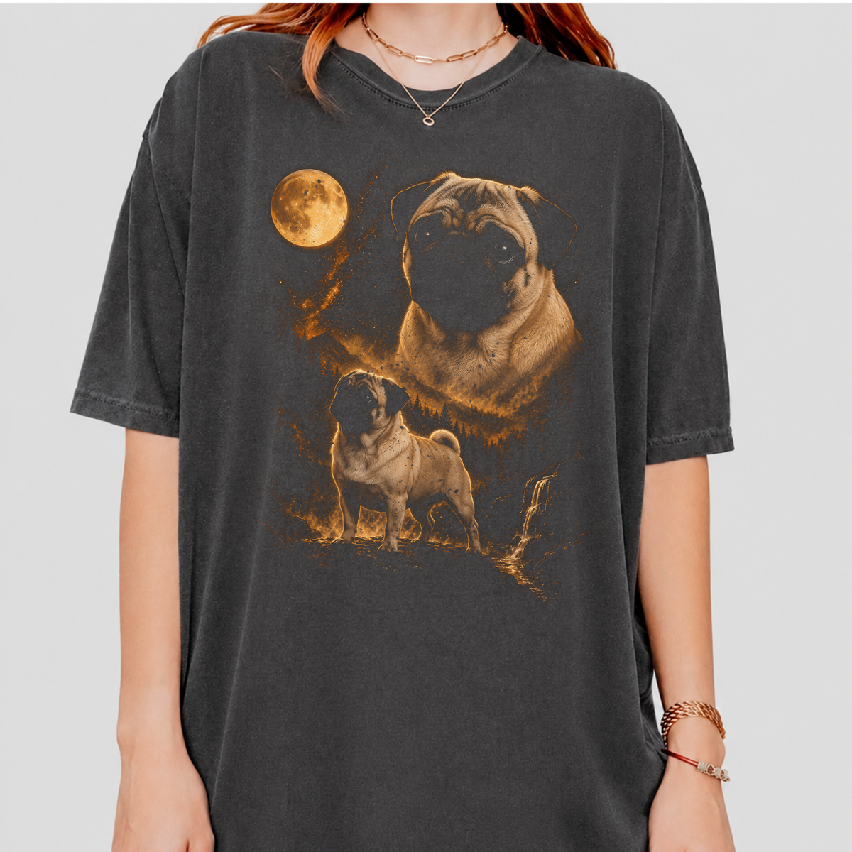 Pug Moon Wilderness T-shirt
