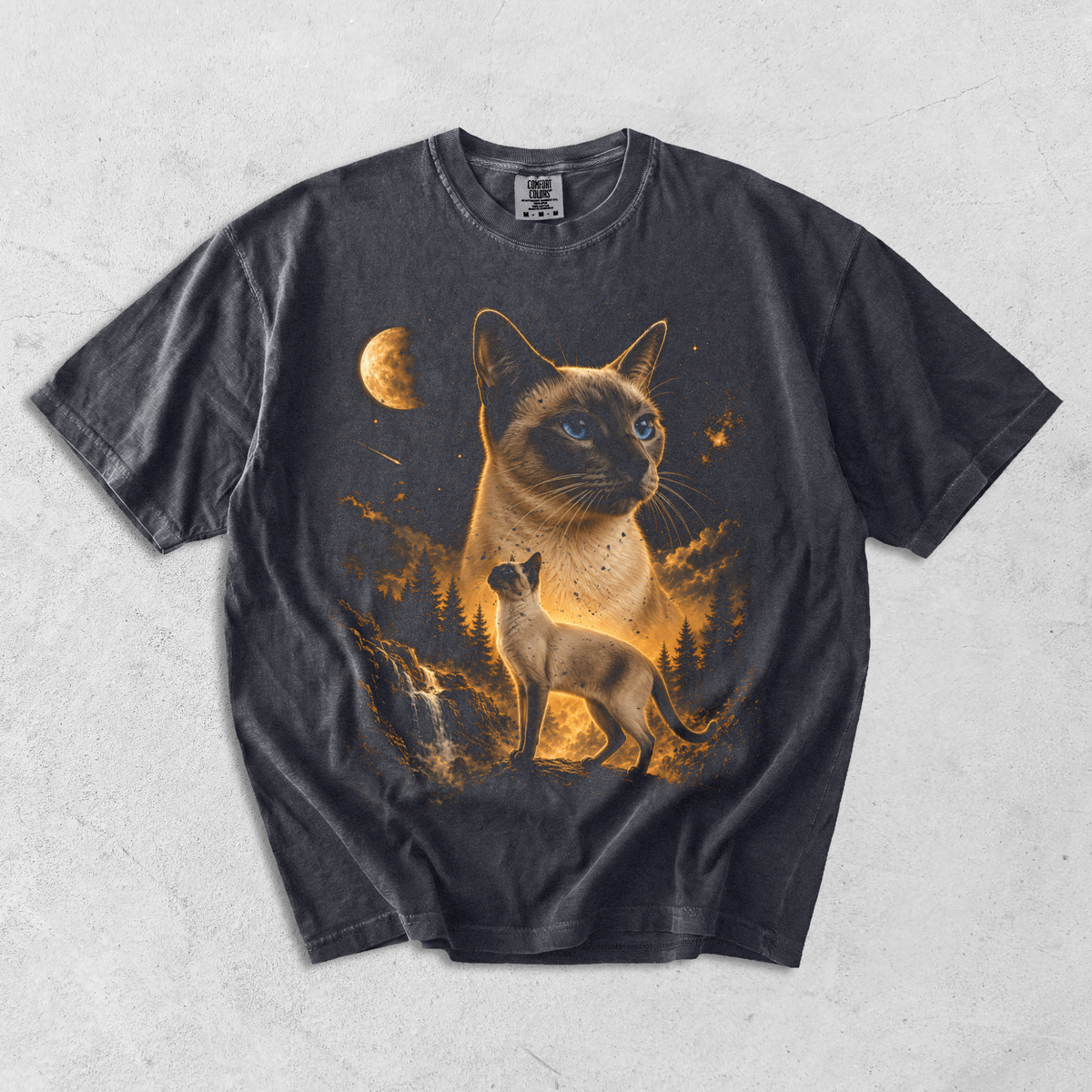 Siamese Cat Moon Wilderness shirt