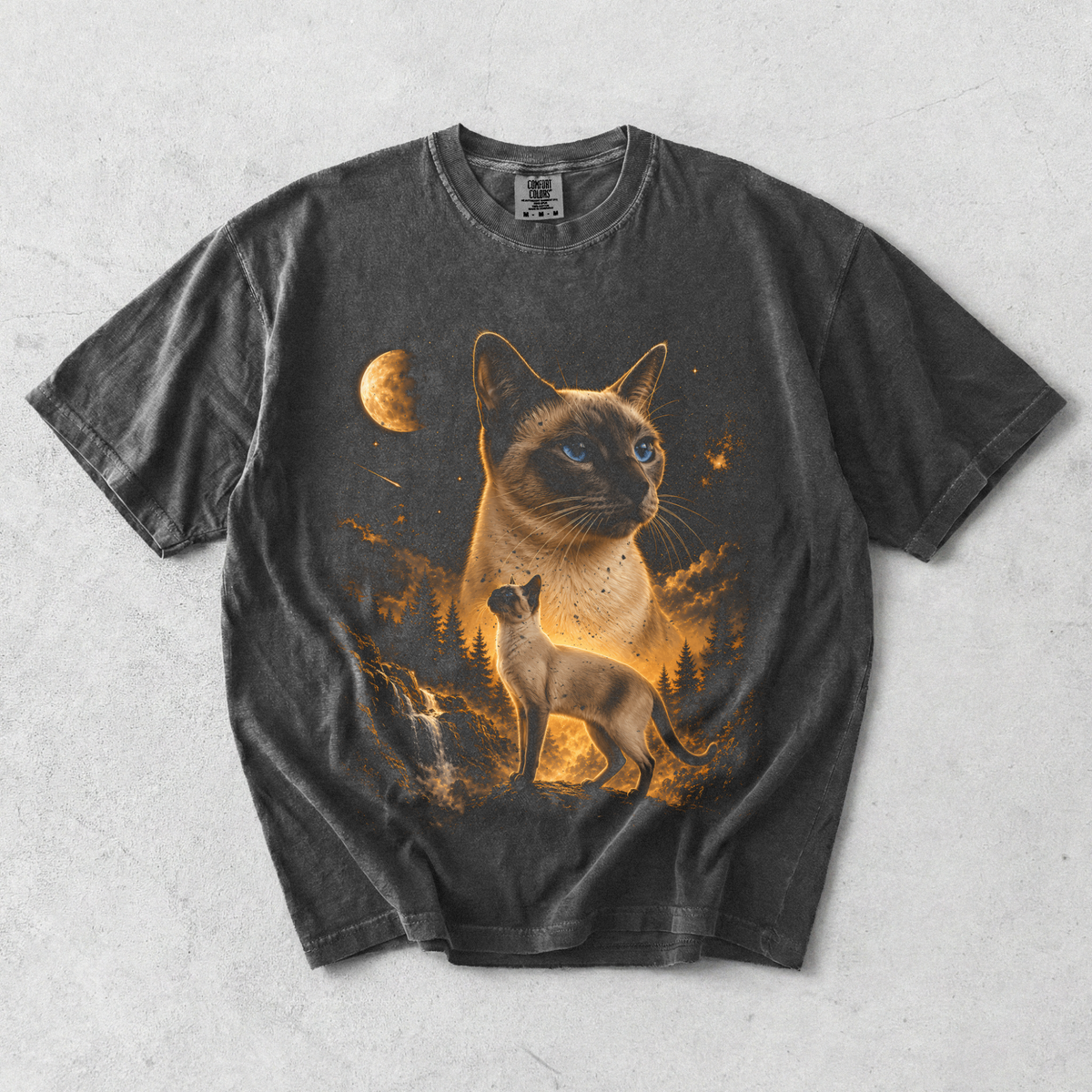 Siamese Cat Moon Wilderness shirt