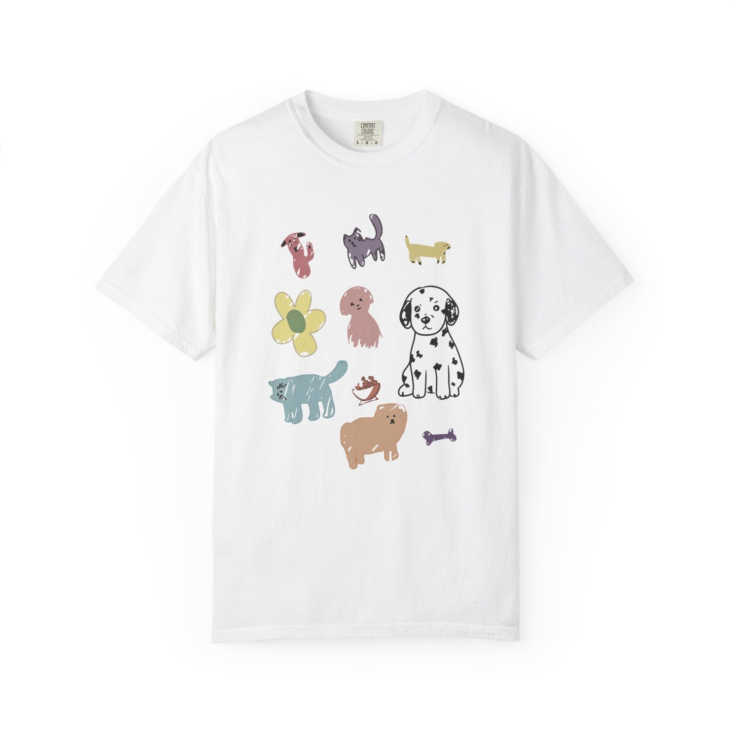 Cute Doodle Dogs Graphic Tee