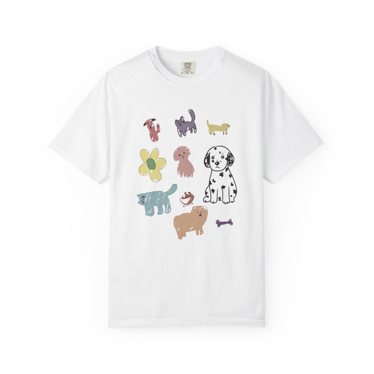Cute Doodle Dogs Graphic Tee