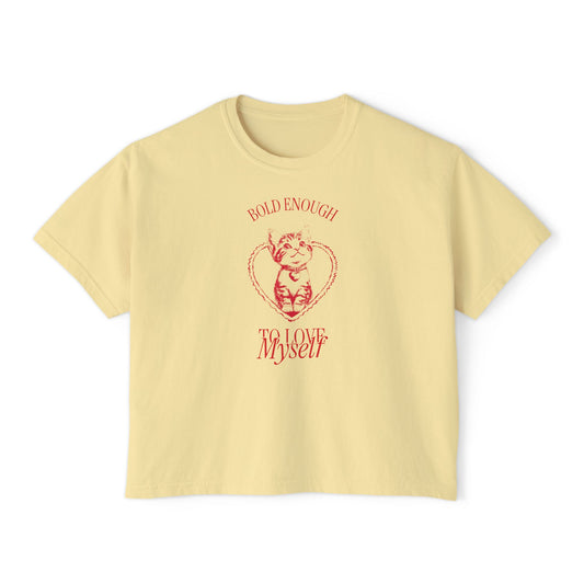 Bold Enough To Love Myself Cat Tee