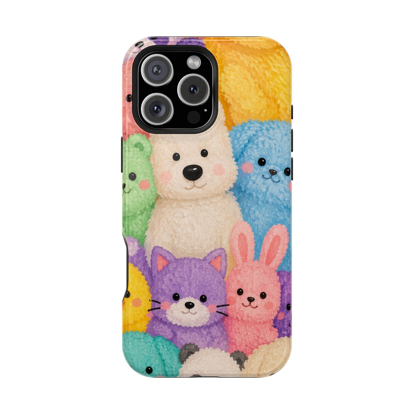 Pastel Plushie Dogs iPhone Case