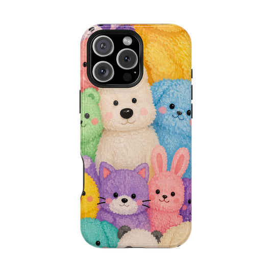 Pastel Plushie Dogs iPhone Case