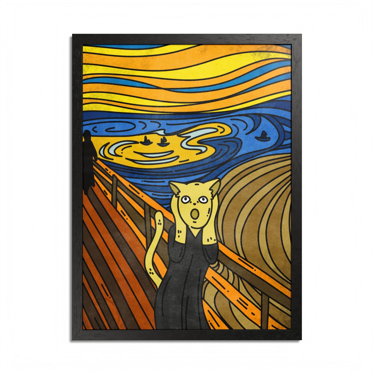 The Scream Cat Art Print