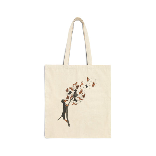 Dachshund Tree Cat Tote Bag