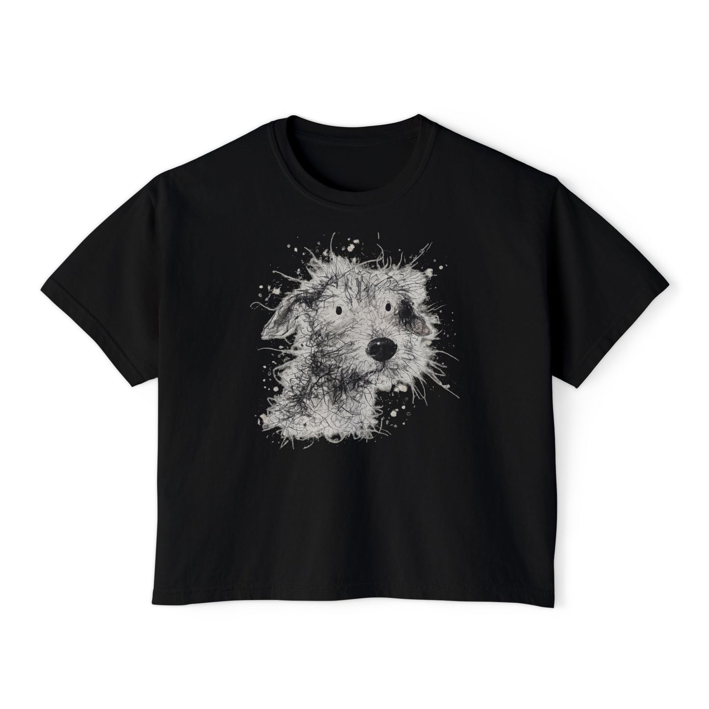 Splatter Art Dog T-Shirt