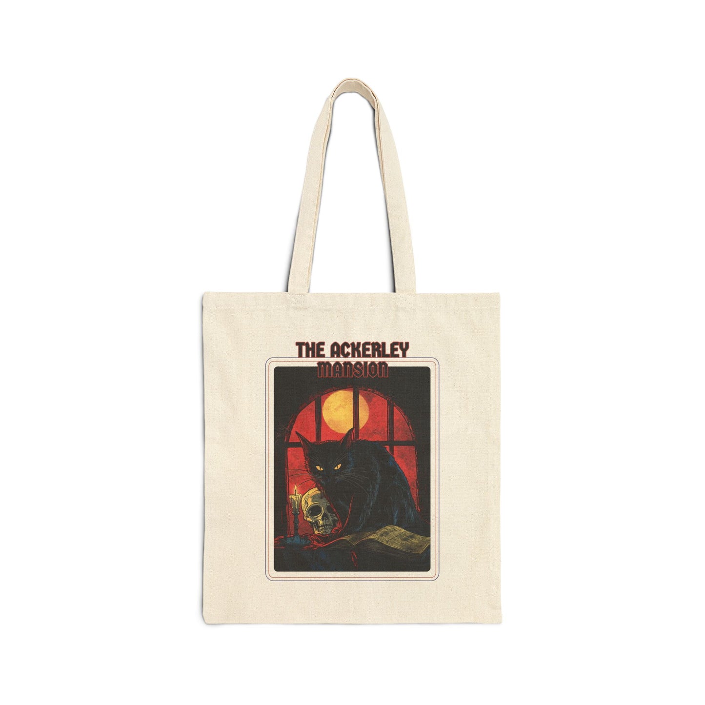 The Ackerley Mansion Gothic Cat Tote Bag
